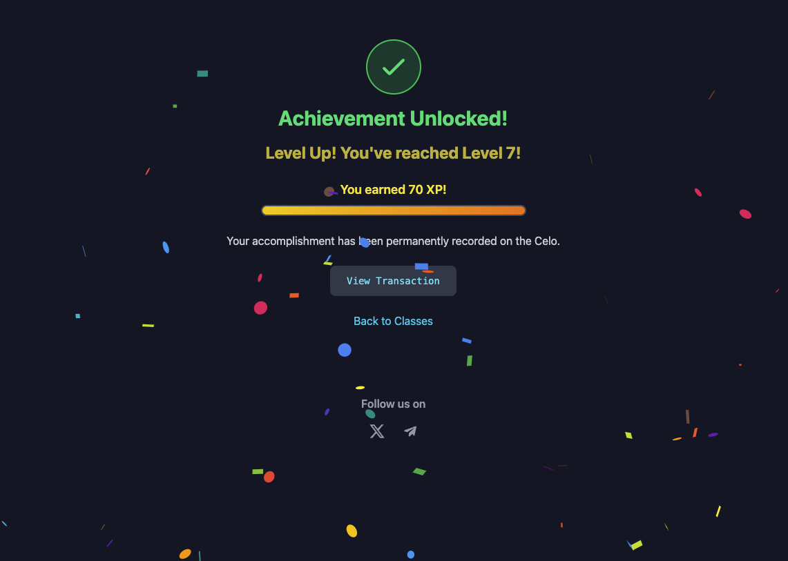 EduVerse Achievements Page showing earned badges